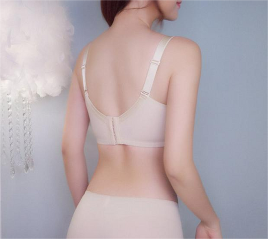 Soutien-gorge brassière décolleté plongeant avec bonnets coques lisses – Kakiya