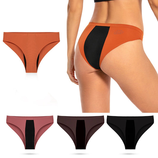 Culotte menstruelle échancrée en fibre de bambou anti-odeur pour femme - Mica