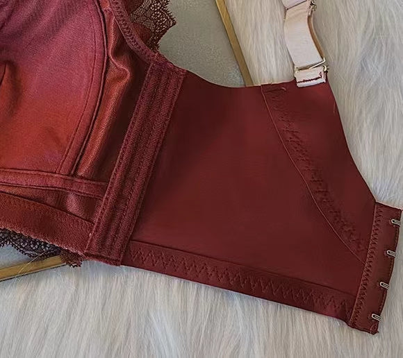 Soutien-gorge brassière en dentelle sans armatures avec fermeture au dos pour femme - Lotus