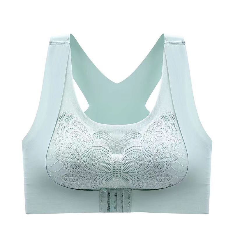 Soutien-gorge brassière sans armatures avec fermeture devant et bretelles larges – Luciac