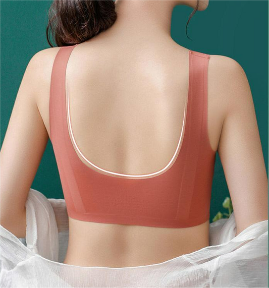 Soutien-gorge brassière en dentelle sans armature avec bretelles larges pour femme - Daisy