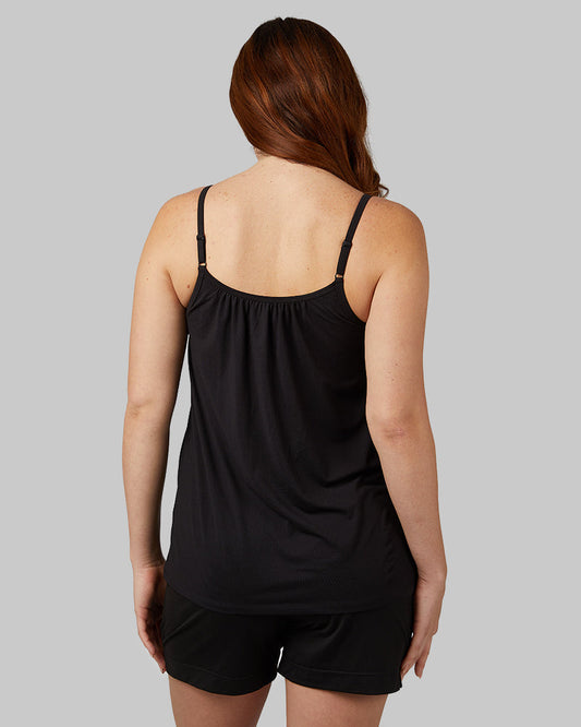 Débardeur avec soutien-gorge intégré en tissu doux et respirant pour femme - Inessa